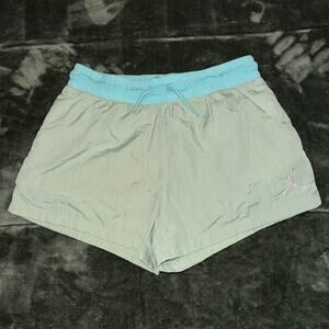 Jordan Shorts Girl's Size XL 13-15 Yrs Mint Green Blue Athletic Casual Running